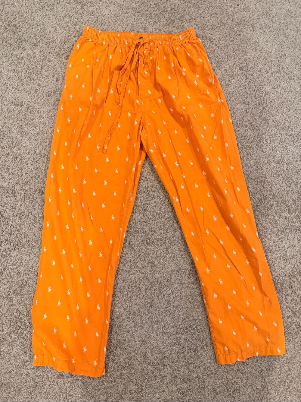 Polo by Ralph Lauren Orange Drawstring Lounge Pants